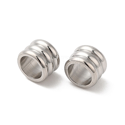 Non-Tarnish 304 Stainless Steel European Beads LS-STAS-H214-04P-1