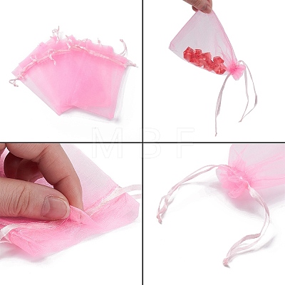 Organza Gift Bags with Drawstring X1-OP-R016-9x12cm-02-1