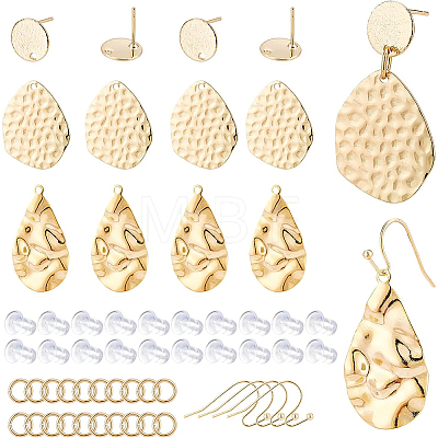 DIY Nuggets Pendant Earrings Making Kit DIY-BC0004-47-1