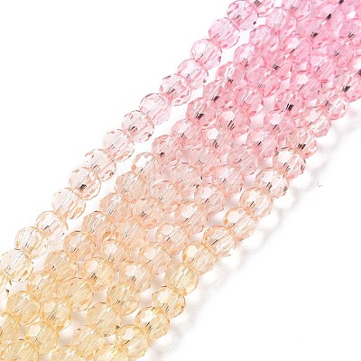 Transparent Glass Beads Strands GLAA-E036-07B-1