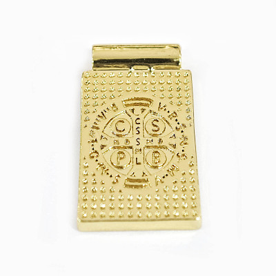 Rack Plating Religion Brass Pave Shell Rectangle Pendants KK-K345-14G-01-1