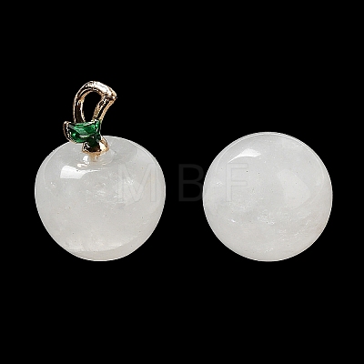 Natural Quartz Crystal Pendants G-P499-01G-15-1