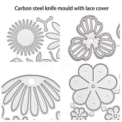 CRASPIRE Frame Carbon Steel Cutting Dies Stencils DIY-CP0001-10-1