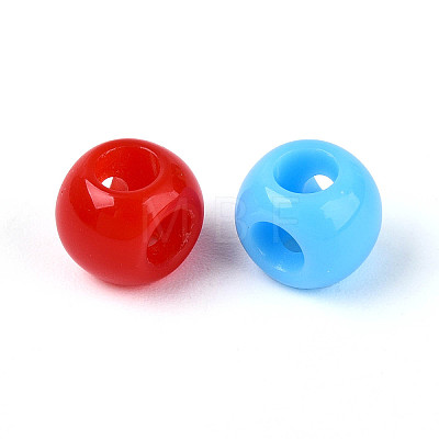 Opaque Acrylic Beads SACR-T035-15M-1