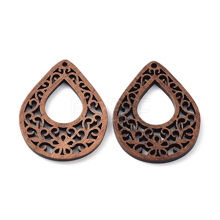 Walnut Wood Laser Cut Pendants WOOD-Q051-03F-1