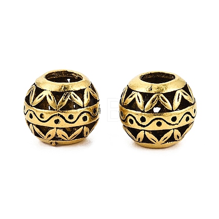 Tibetan Style Alloy European Beads FIND-Q121-09AG-1
