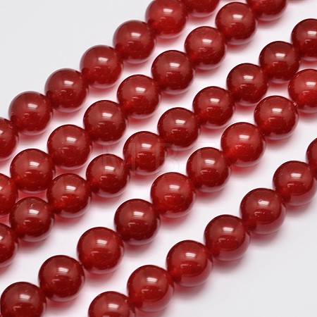 Natural & Dyed Malaysia Jade Bead Strands G-A146-14mm-A02-1