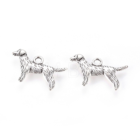 Tibetan Style Alloy Puppy Pendants LS-LF9881Y-1