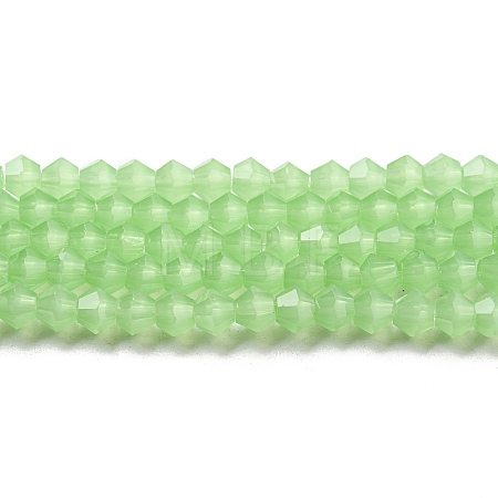 Imitation Jade Glass Beads Strands EGLA-A039-J6mm-D01-1