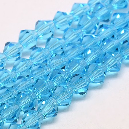 Transparent Glass Beads Strands EGLA-A039-T4mm-D19-1