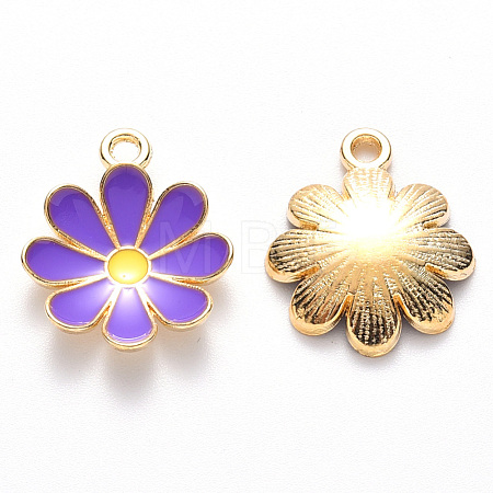 Alloy Enamel Pendants X-ENAM-S121-116D-1