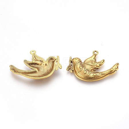 Tibetan Style Alloy Pendants X-TIBEP-GC128-AG-NR-1