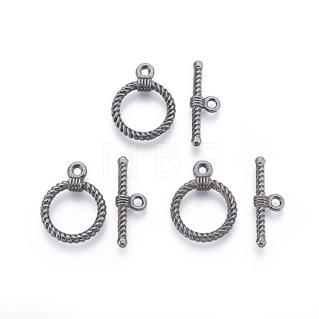 Alloy Toggle Clasps X1-PALLOY-F178-01B-1