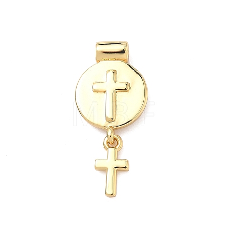 Religion Brass Pendants KK-H539-18G-04-1