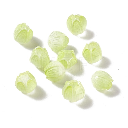 Tulip Acrylic Beads SACR-G022-02C-1
