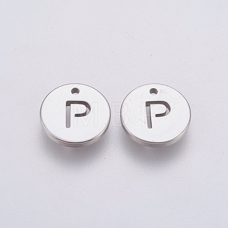 Non-Tarnish 304 Stainless Steel Charms STAS-P212-15P-11-1