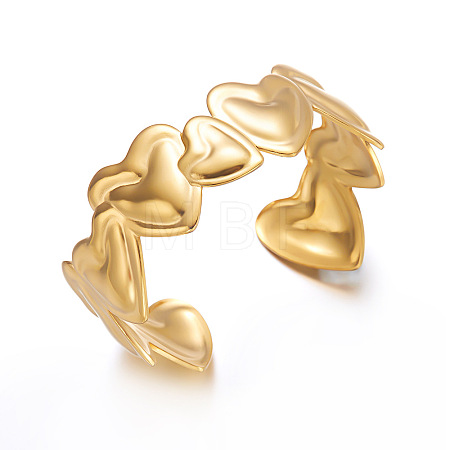 304 Stainless Steel Cuff Bangles WG1CF9F-07-1