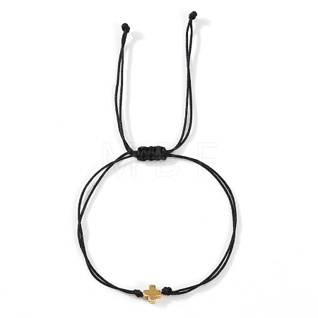 Adjustable Polyester Cord Braided Bracelets EW2287-1-1