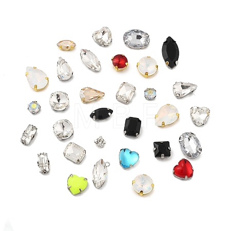 Glass & Acrylic Sew On Rhinestone FIND-XCP0003-39-1