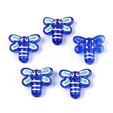 Handmade Lampwork Enamel Beads LAMP-T023-26C-1