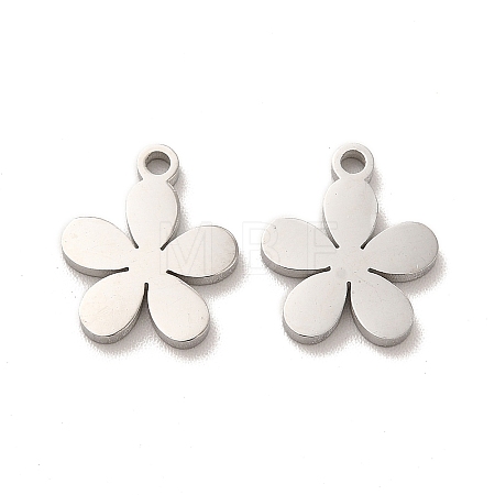 Non-Tarnish 304 Stainless Steel Charms STAS-M089-36P-1