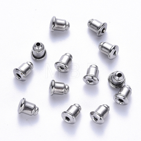 Non-Tarnish 304 Stainless Steel Bullet Ear Nuts STAS-S113-002-1