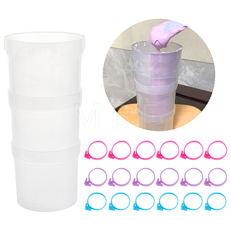 1Pc Plastic Piping Bag Cup Holder AJEW-AR0005-75-1