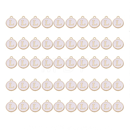 Golden Plated Alloy Charms ENAM-SZ0001-25A-L-1