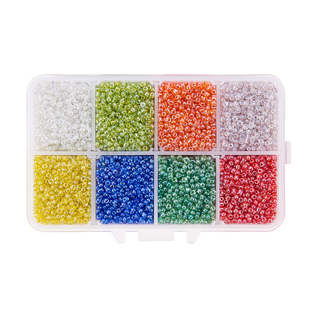 12/0 Round Glass Seed Beads SEED-X0050-2mm-17-1