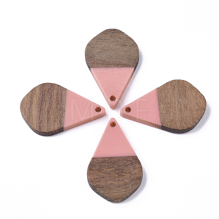 Resin & Walnut Wood Pendants RESI-S358-23C-1