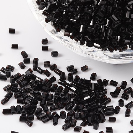 Glass Bugle Beads SEED-R010-49-1