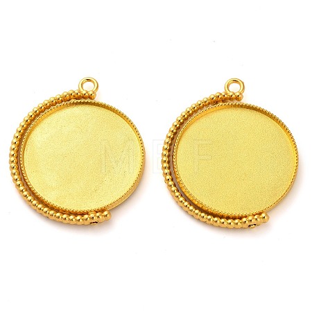 Zinc Alloy Pendant Cabochon Settings LS-FIND-NH0001-13C-G-1