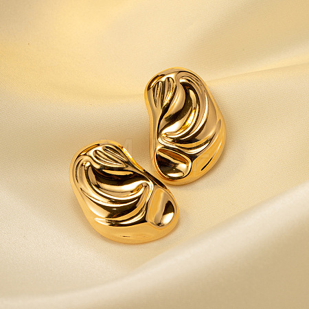 304 Stainless Steel Stud Earrings WG869EB-01-1