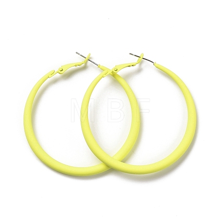 Alloy Big Hoop Earrings for Women EJEW-M201-01I-1