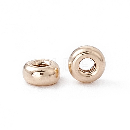 Yellow Gold Filled Beads Spacers X-KK-G159-3x1.5mm-1-1