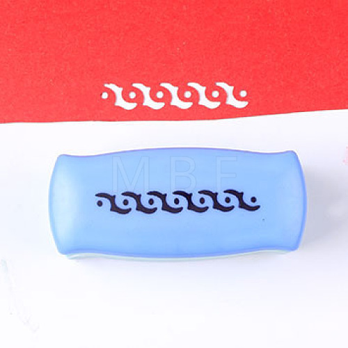 Plastic Paper Craft Hole Punches KICR-PW0001-17A-1
