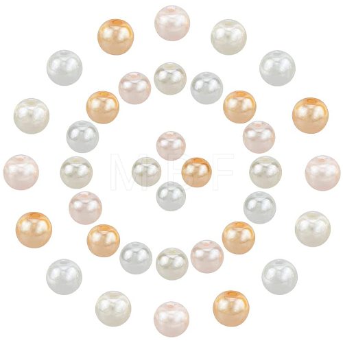 Glass Pearl Beads Strands HY-NB0001-02-1