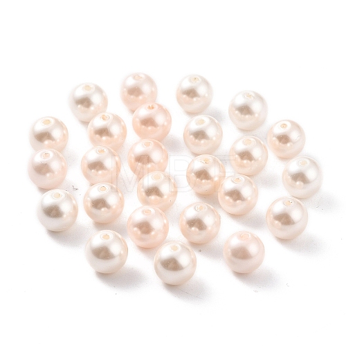 Eco-Friendly Dyed Glass Pearl Beads HY-XCP0001-08C-1
