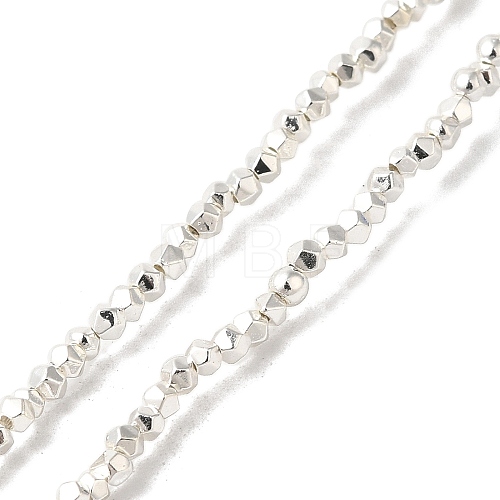 Electroplated Synthetic Non-magnetic Hematite Beads Strands G-I364-O01-S-1