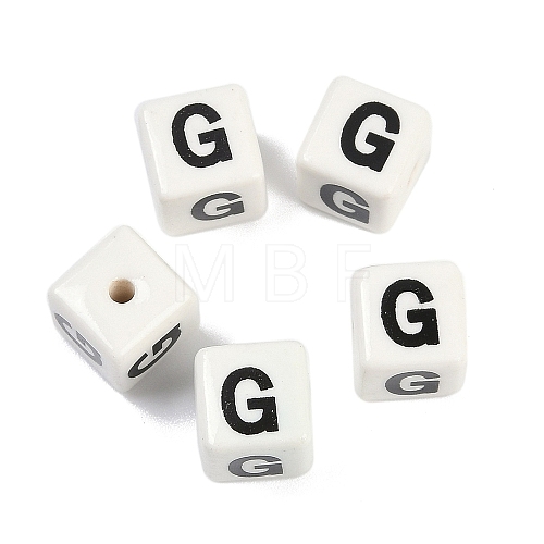 Porcelain Beads PORC-R003-08G-1