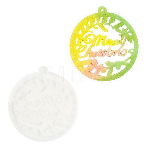 Christmas Silicone Pendant Molds SIL-U003-02D-1