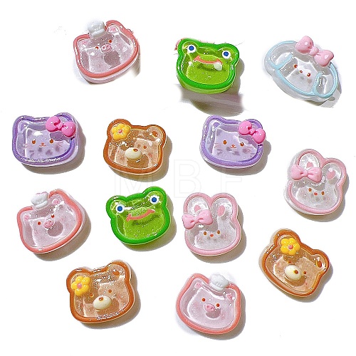 Animal Resin Cabochones PW-WG3A996-01-1