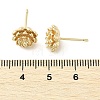 Brass Stud Earrings EJEW-Q014-32G-3