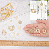 DIY Geometry Dangle Stud Earring Making Kit DIY-SC0020-53-3