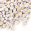 Opaque White Acrylic Beads MACR-YW0001-21B-3