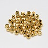 Rack Plating Brass Round Spacer Beads X-KK-I601-6mm-G-RS-2