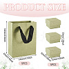 5Pcs Square Paper Jewelry Display Cases CON-TA0001-39A-01-4