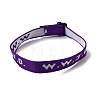 Word WWJD Polyester Adjustable String Bracelets BJEW-K300-01-3
