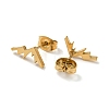 Golden 304 Stainless Steel Stud Earrings for Women EJEW-E294-01G-01-2