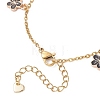 Alloy Enamel Charm Bracelets BJEW-JB13169-01-4